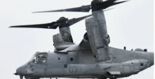 Máy bay quân sự Mỹ chở 8 người rơi, ‘bốc cháy’ gần Nhật