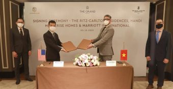 Masterise Homes và Marriott International ký thỏa thuận xây dựng khu căn hộ Ritz-Carlton